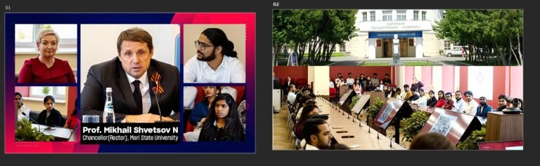 Rector of Mari State University Highlights India’s Role in World War II During Inspiring Lecture for International Students